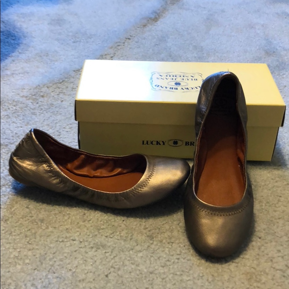Lucky brand ballet leather flats